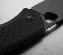 The Folsom All Black Straight 12 The Folsom All Black Straight -Messer World Folsom All Black Daumenloch 1280x1280