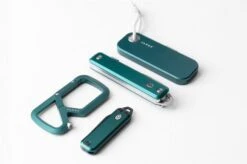 The James Brand The Mehlville, Emerald Aluminum ES201978-10 Karabiner -Messer World JAES201978 10 10 thejamesbrand