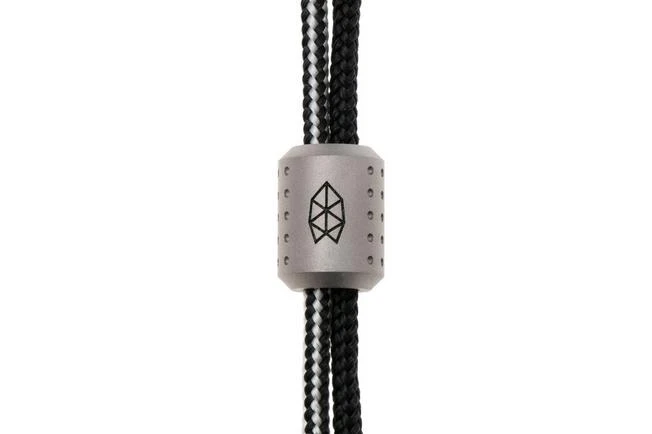 The James Brand The Alder ES215969-10 Grey Titanium, Black/BW, Paracord-Lanyard Mit Bead 3 The James Brand The Alder ES215969-10 Grey Titanium, Black/BW, Paracord-Lanyard Mit Bead