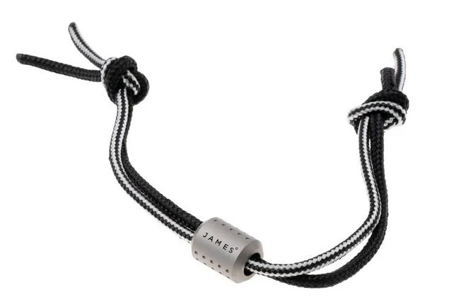 The James Brand The Alder ES215969-10 Grey Titanium, Black/BW, Paracord-Lanyard Mit Bead 4 The James Brand The Alder ES215969-10 Grey Titanium, Black/BW, Paracord-Lanyard Mit Bead – Bild 2