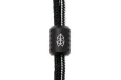 The James Brand The Alder ES215970-10 Black Titanium, Black/BW, Paracord-Lanyard Mit Bead