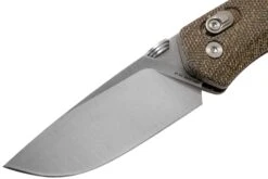 The James Brand The Carter, Od Green Micarta, Stainless Taschenmesser KN108127-00 -Messer World JAKCT108127 03 the james brand