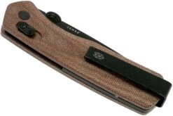 The James Brand The Carter, Tan Micarta, Black Taschenmesser KN108140-00 -Messer World JAKCT108140 04 the james brand