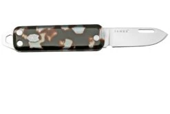 The James Brand The Elko KN117200-00 Blue Steel Tortoise Acetate, Stainless Steel, Taschenmesser