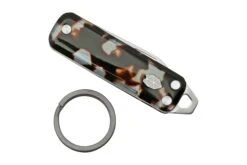 The James Brand The Elko KN117200-00 Blue Steel Tortoise Acetate, Stainless Steel, Taschenmesser -Messer World JAKKN117200 00 06 jamesbrand