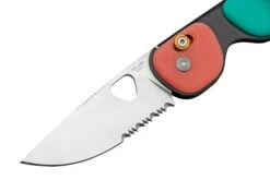 The James Brand The Redstone, Coral Turquoise + Satin, Serrated, Taschenmesser -Messer World JAKN118161 01 03 jamesbrand
