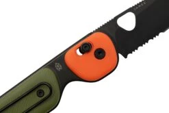 The James Brand The Redstone, OD Green + Orange PP, Black, Serrated, KN118197-01, Taschenmesser -Messer World JAKN118197 01 05 jamesbrand