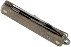 The James Brand Ellis Scissors, Rostfrei, OD Grün, Micarta, Taschenmesser -Messer World JAKN119127 01 04 the james brand