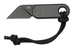 The James Brand The Abbey Black DLC, Black Vinyl Feststehendes Messer