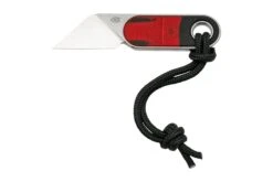 The James Brand The Abbey Tie-Dye Vinyl, Satin Feststehendes Messer