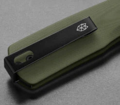 The Carter OD Green Black -Messer World The Carter OD Green Pocket Clip 1280x1280